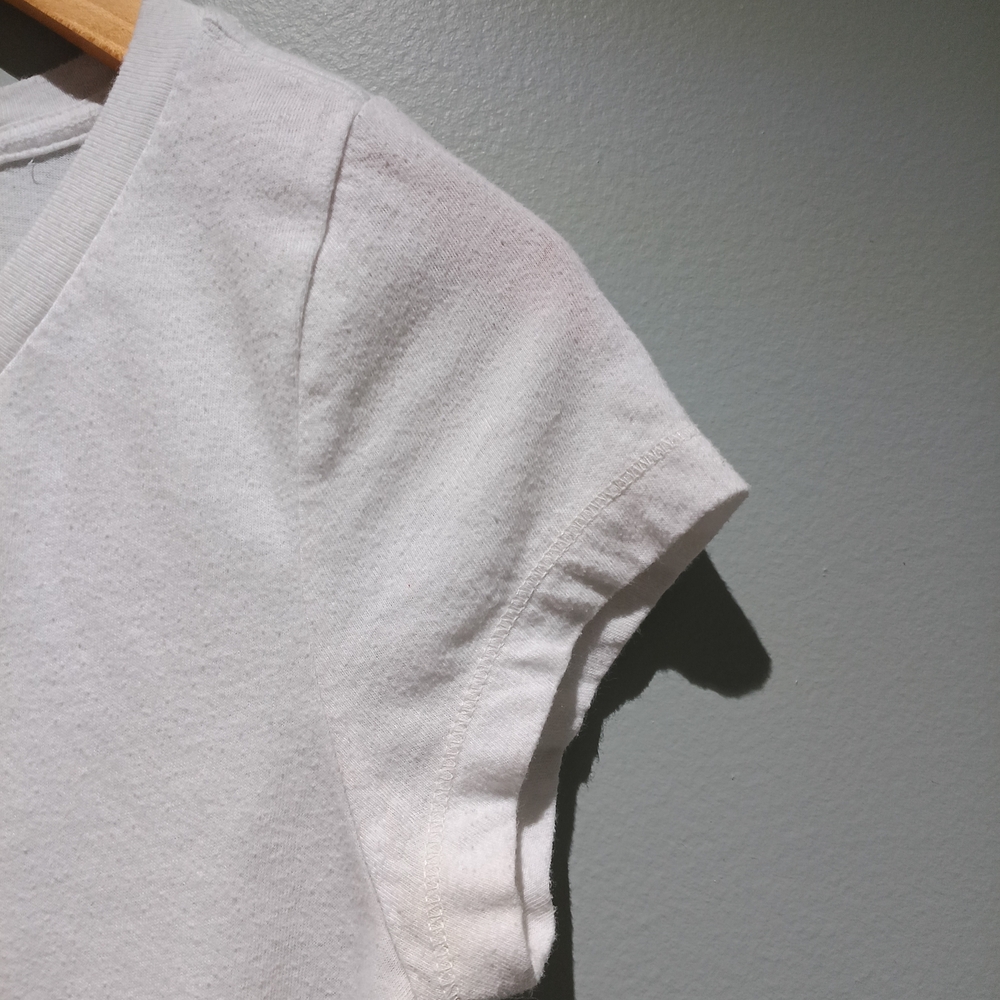 Aeropostale Y2K Women's Glitter Logo White Tee - Picture 5 of 6